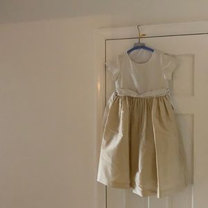 Fleurisse gold/ivory dress, size 6